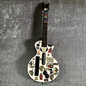 Nintendo Wii Guitar Hero Les Paul Red Octane Guitar TESTED *no srtap*